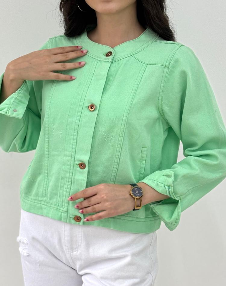 0_کت کتان یقه گرد